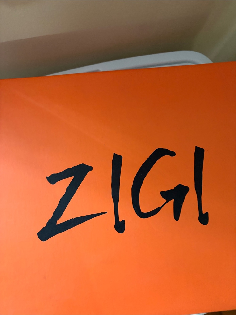 Zigi Soho Orange and Black Ankle Boots Box